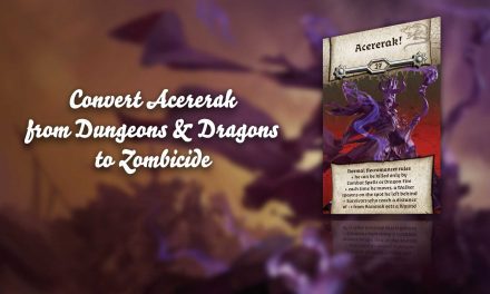 Acererak for Zombicide: conversion kit and painting video