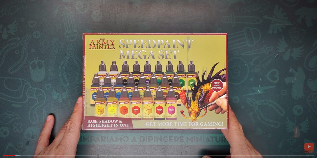 The Army Painter Speedpaint Mega Set: unboxing and test