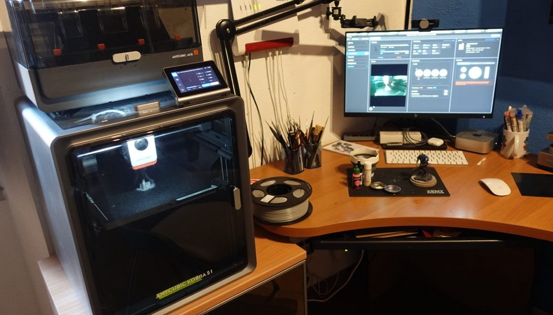 Anycubic Kobra S1: filamento contro resina sulle miniature